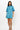 Collared Shirt Dress Mini- Matrix Blue